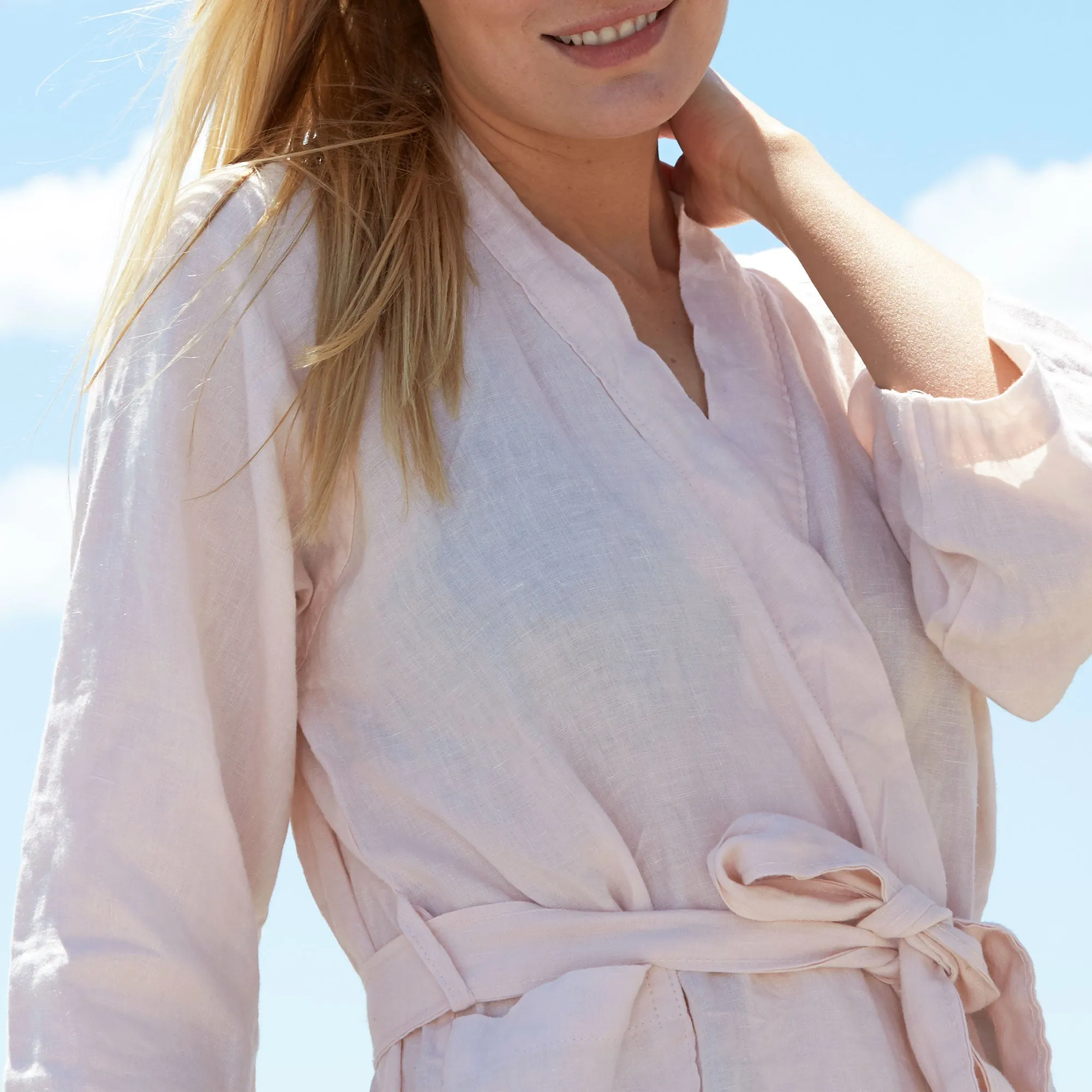 Women's Linen-Bamboo Robes